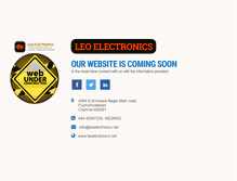Tablet Screenshot of leoelectronics.net